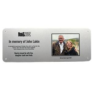 Silver 1-Year Memory Wall Plaque